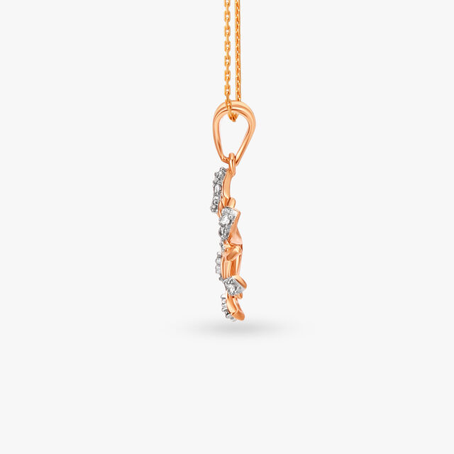 Bright Diamond Pendant and Earrings Set 3