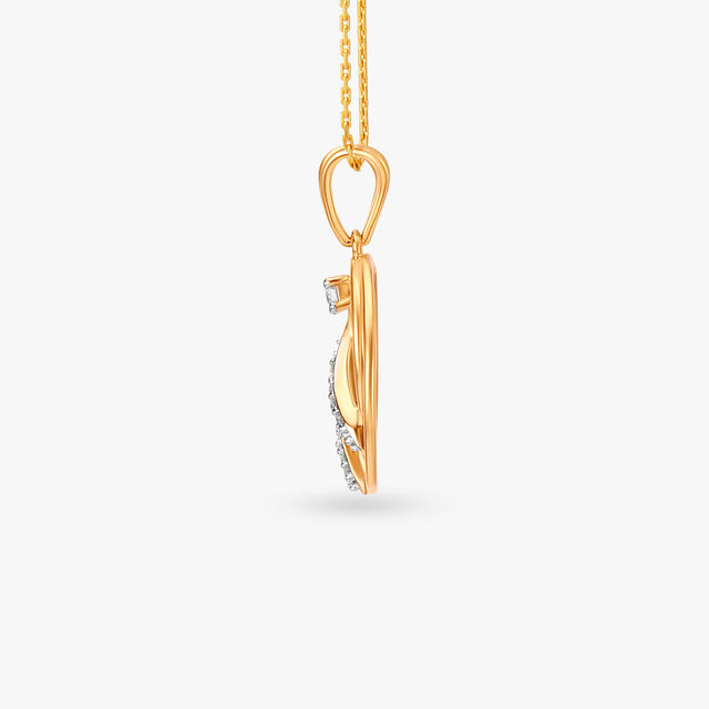 Luminescence Diamond Pendant and Earrings Set 3