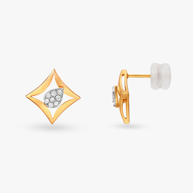 Neoteric Diamond Pendant and Earrings Set 5