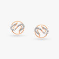 Swirl Diamond Pendant and Earrings Set 4