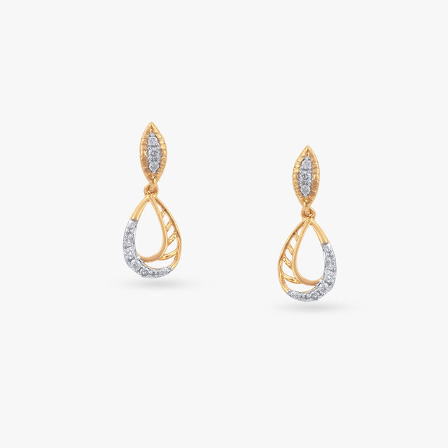 Sunbeam Swing Diamond Drop Earrings 