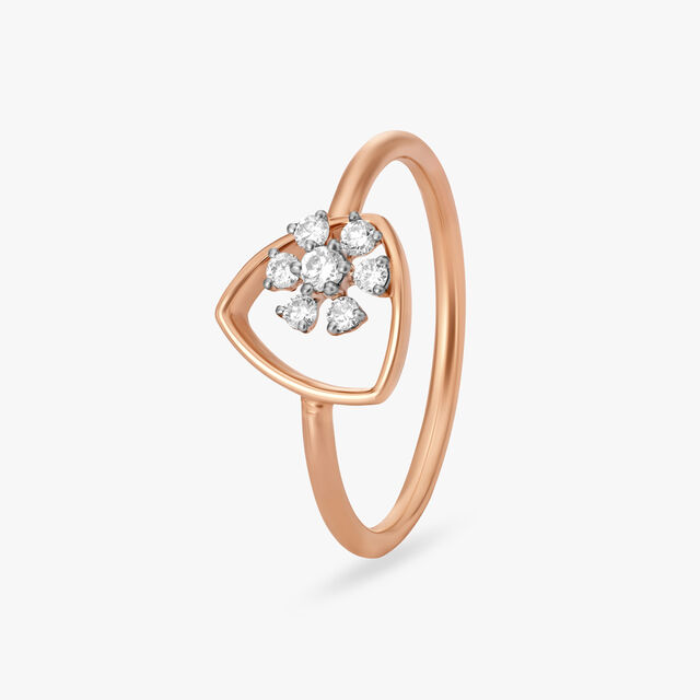 Infinite Petal Dance Diamond Finger Ring