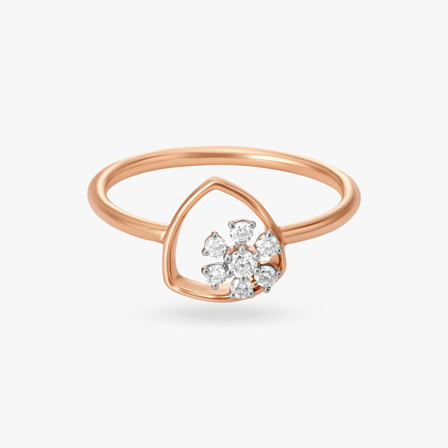 Infinite Petal Dance Diamond Finger Ring