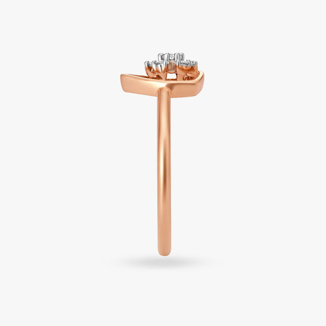 Infinite Petal Dance Diamond Finger Ring