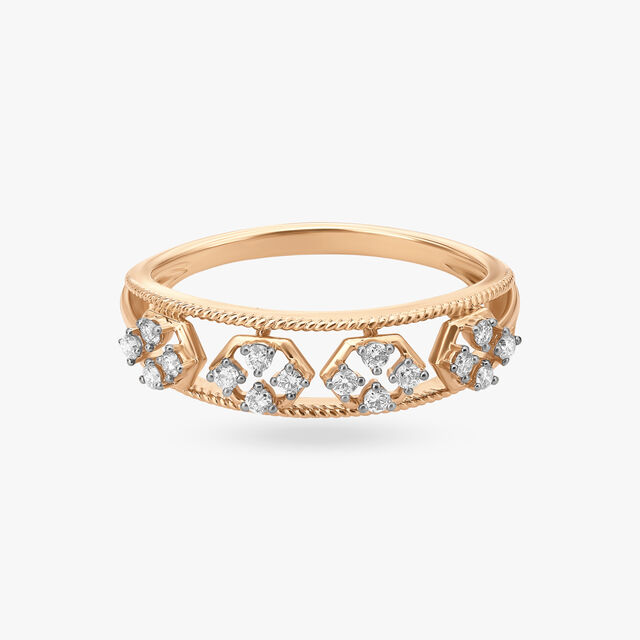 Divine Harmony Diamond Finger Ring
