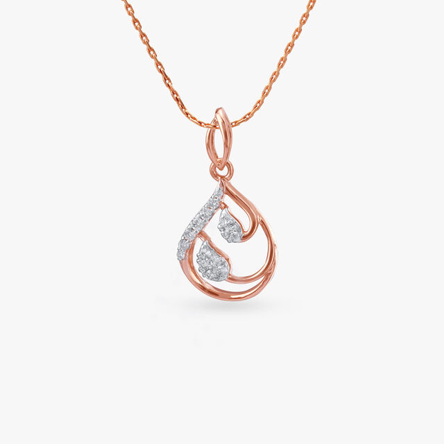 Dewdrop Sparkle Diamond Pendant