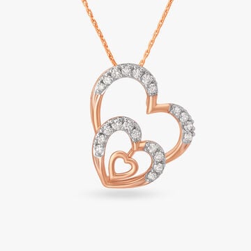 Infinite Hearts Diamond Pendant