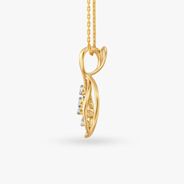 Shimmering Elegance Diamond Pendant 2