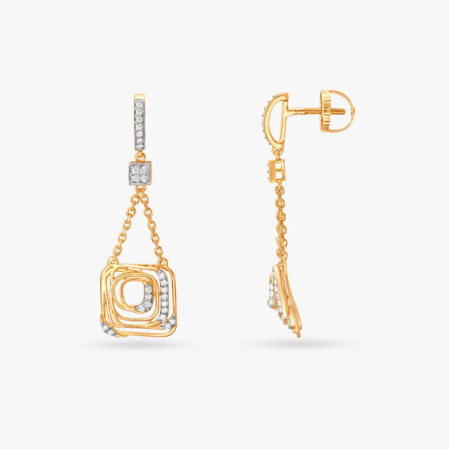 An Elegant Flow Diamond Necklace Set 6