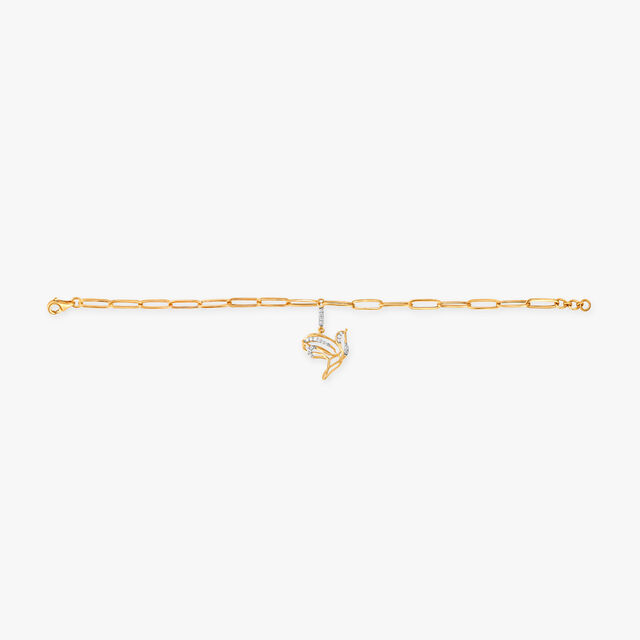An Elegant Swoop Diamond Bracelet 3