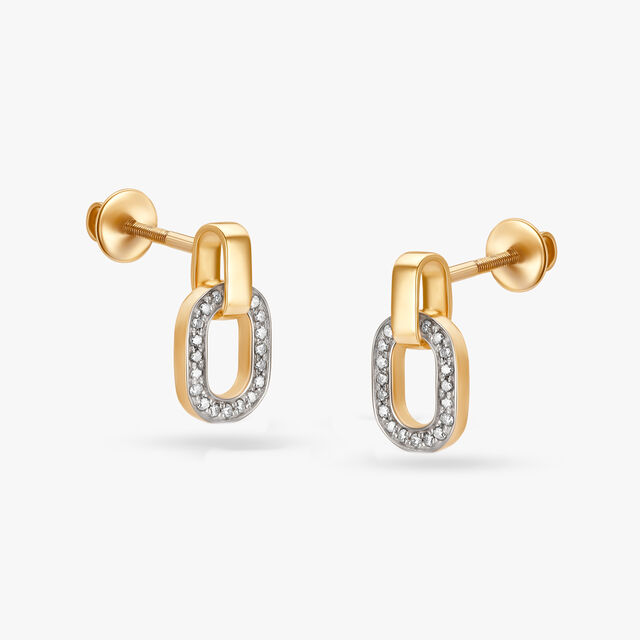 Waterfall Of Grace Diamond Drop Earrings 2