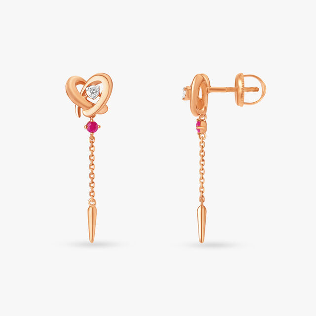 Whispers of Radiance Diamond Drop Earrings 2