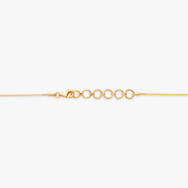 Oval Diamond Pendant with Chain