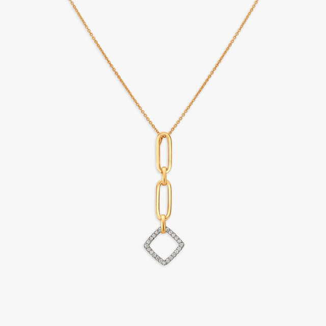 Link Diamond Pendant with Chain 3