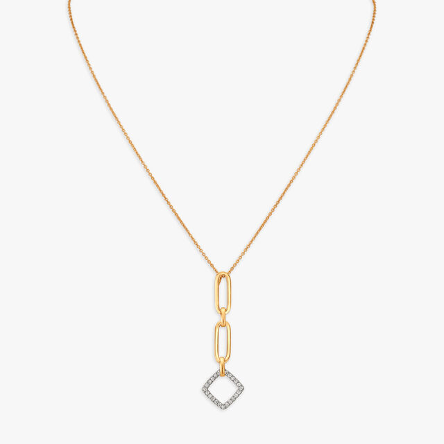 Link Diamond Pendant with Chain 4