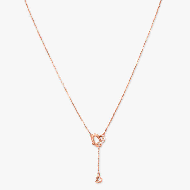 Unwavering Hearts Diamond Pendant with Chain