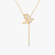 Gentle Flight Diamond Necklace 2