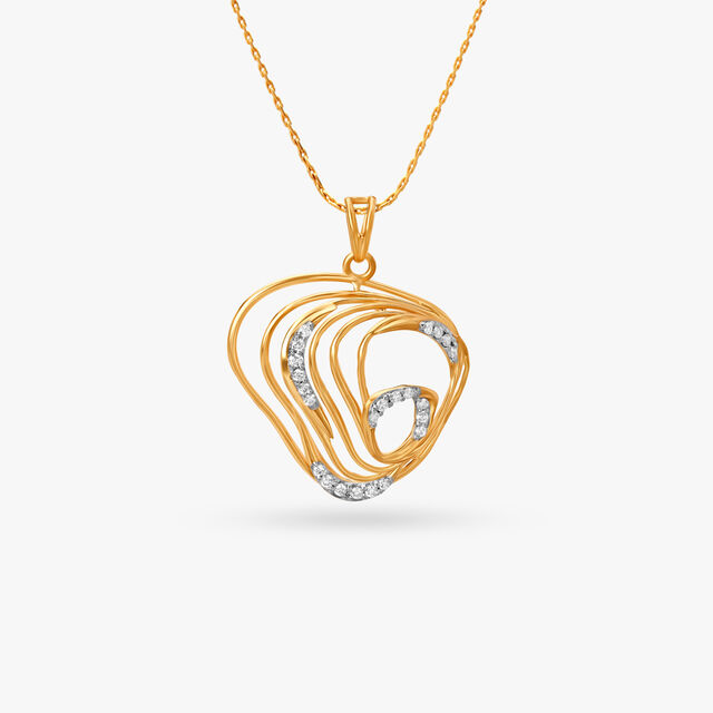 Flow With Me Diamond Pendant 