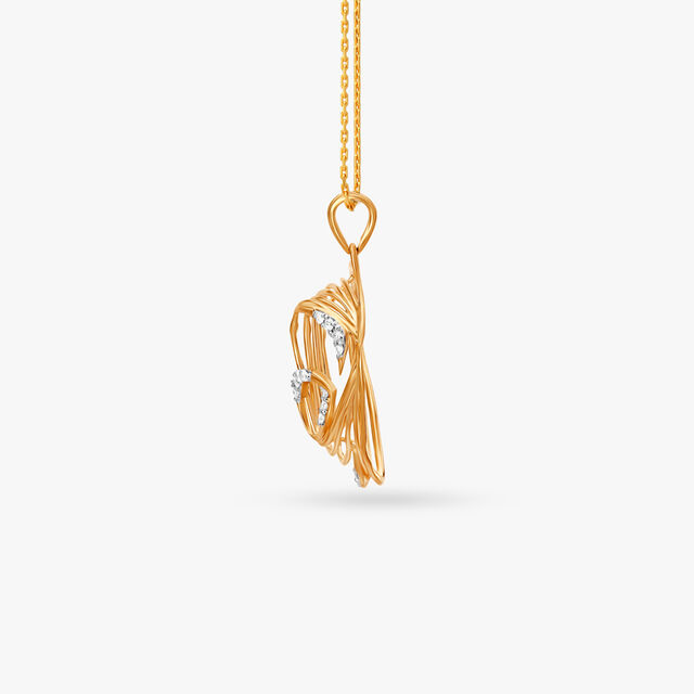 Flow With Me Diamond Pendant 2