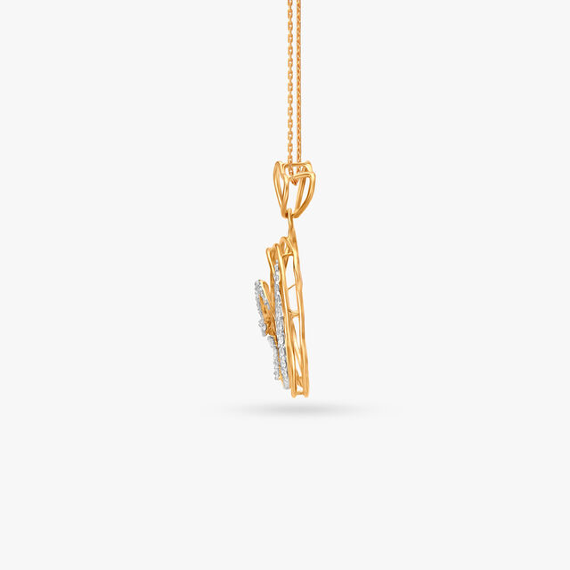Spiral of Romance Diamond Pendant 2