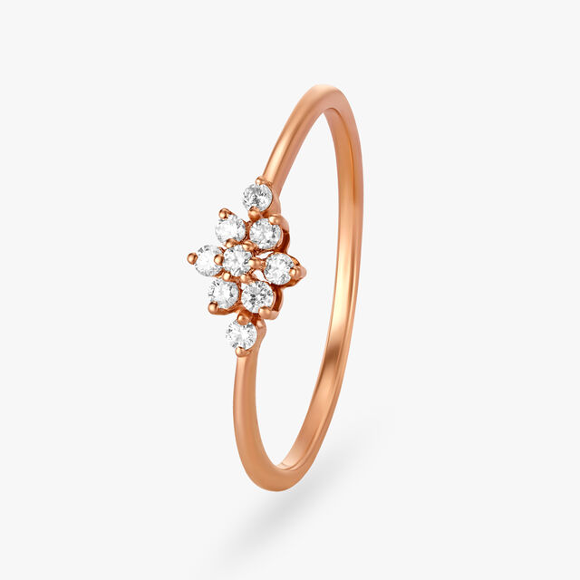Shimmering Flower Diamond Ring,,hi-res