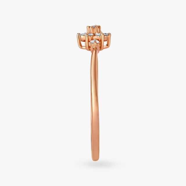 Shimmering Flower Diamond Ring,,hi-res