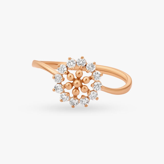 Beady Radiance Finger Ring