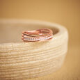 Enticing Crossover Diamond Ring,,hi-res 