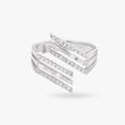 Infinity Sparkle Diamond Open Finger Ring for Men 2