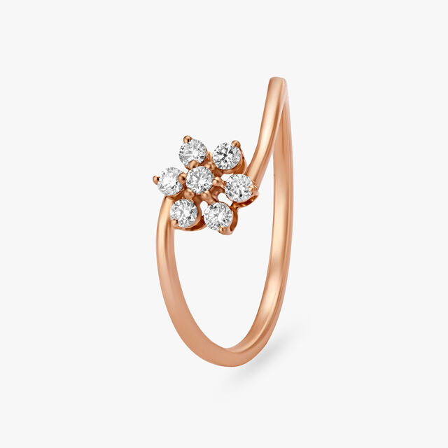 Sparkling Flower Diamond Ring,,hi-res 