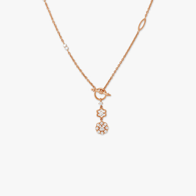 Cascading Flowers Diamond Necklace 3
