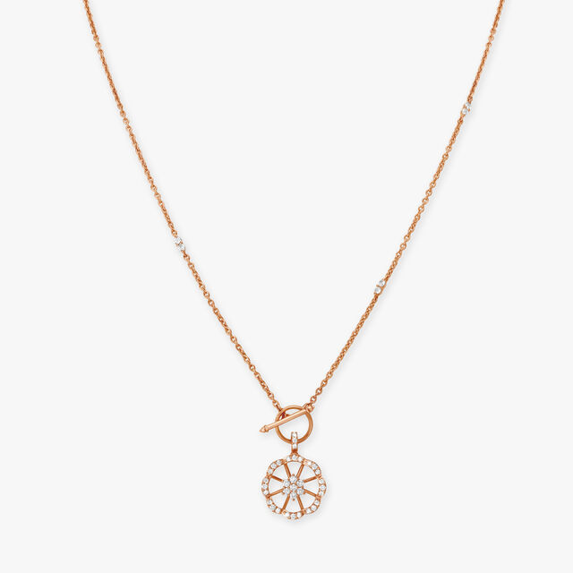 Radiant Flower Diamond Necklace