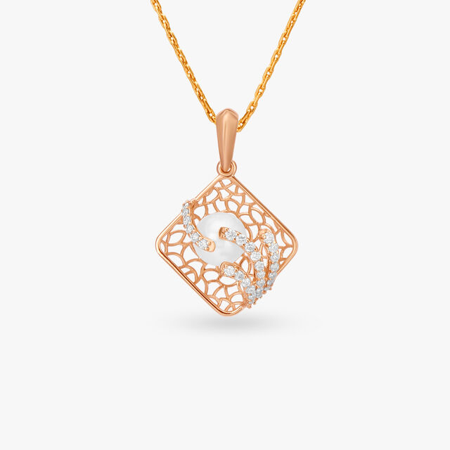 Pearl Diamond Pendant 