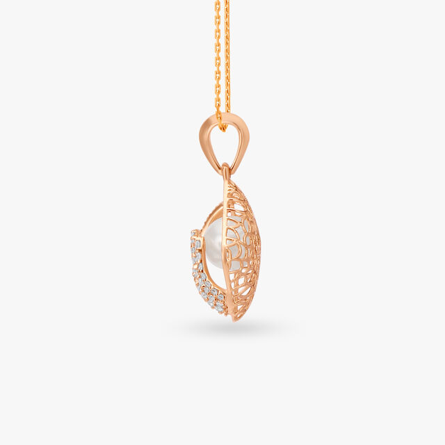 Pearl Diamond Pendant 2