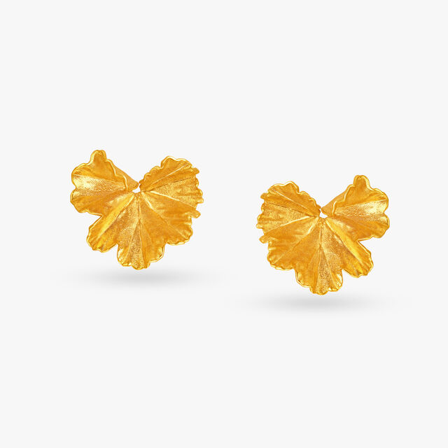 Fresh Ferns Stud Earrings 