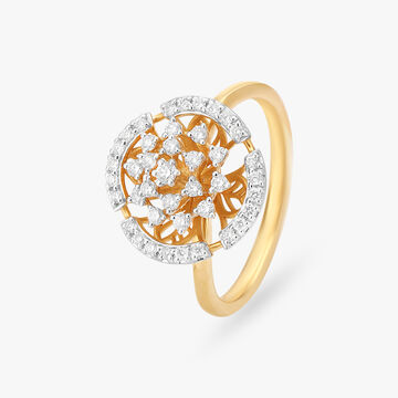 Rose Diamond Finger Ring