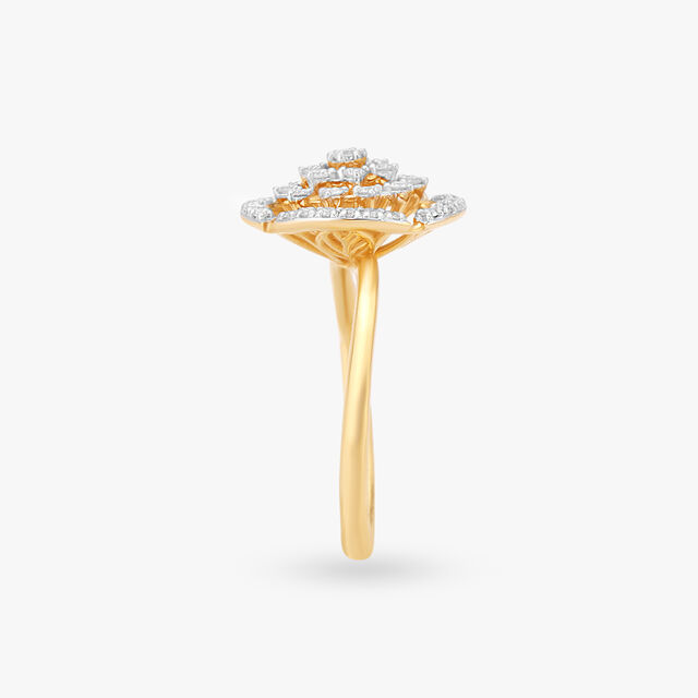 Rose Diamond Finger Ring 3