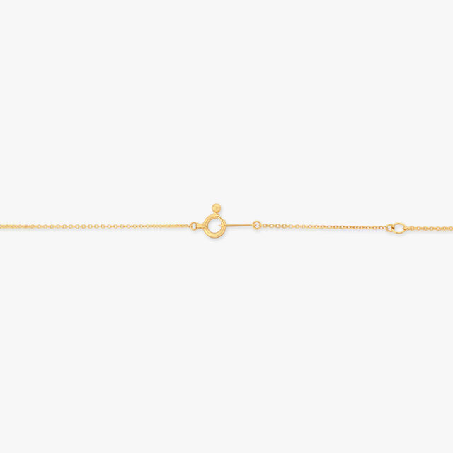 Delicate Butterfly Gold Pendant with Chain