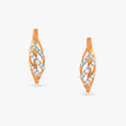 Chic Allure Diamond Hoop Earrings 3