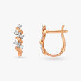 Captivating Elegance Diamond Hoop Earrings 2