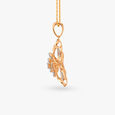 Floral Grace Diamond Pendant 2