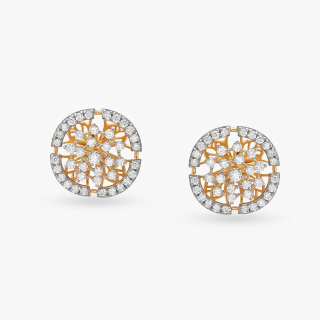 Daily Radiance Diamond Stud Earrings 
