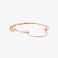 Timeless Floral Diamond Bangle 2