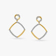 Geometric Charm Drop Earrings,,hi-res 