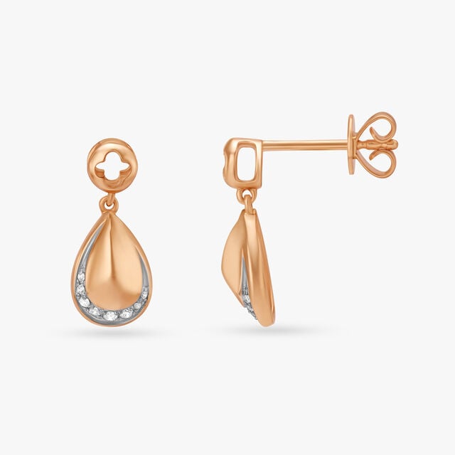 Elegant Teardrop Diamond Drop Earrings,,hi-res 2
