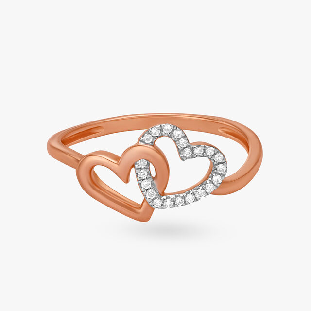 Subtle Heart Diamond Ring 4
