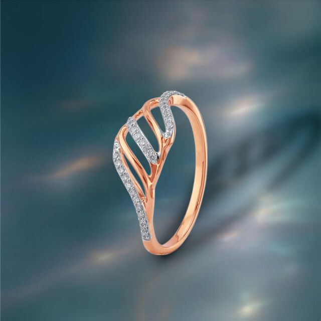 Glimmer Glide Diamond Ring 