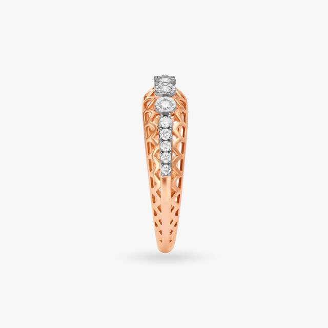 Majestic Mosaic Diamond Finger Ring 3
