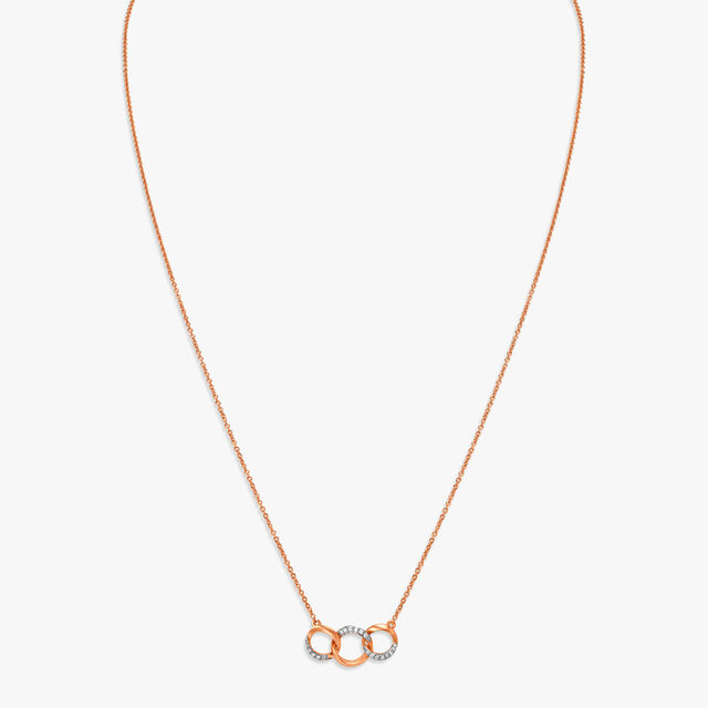 Circular Diamond Pendant with Chain,,hi-res 4
