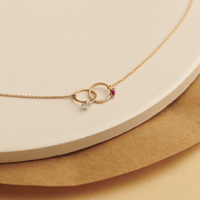 Radiant Union Diamond Pendant with Chain,,hi-res 